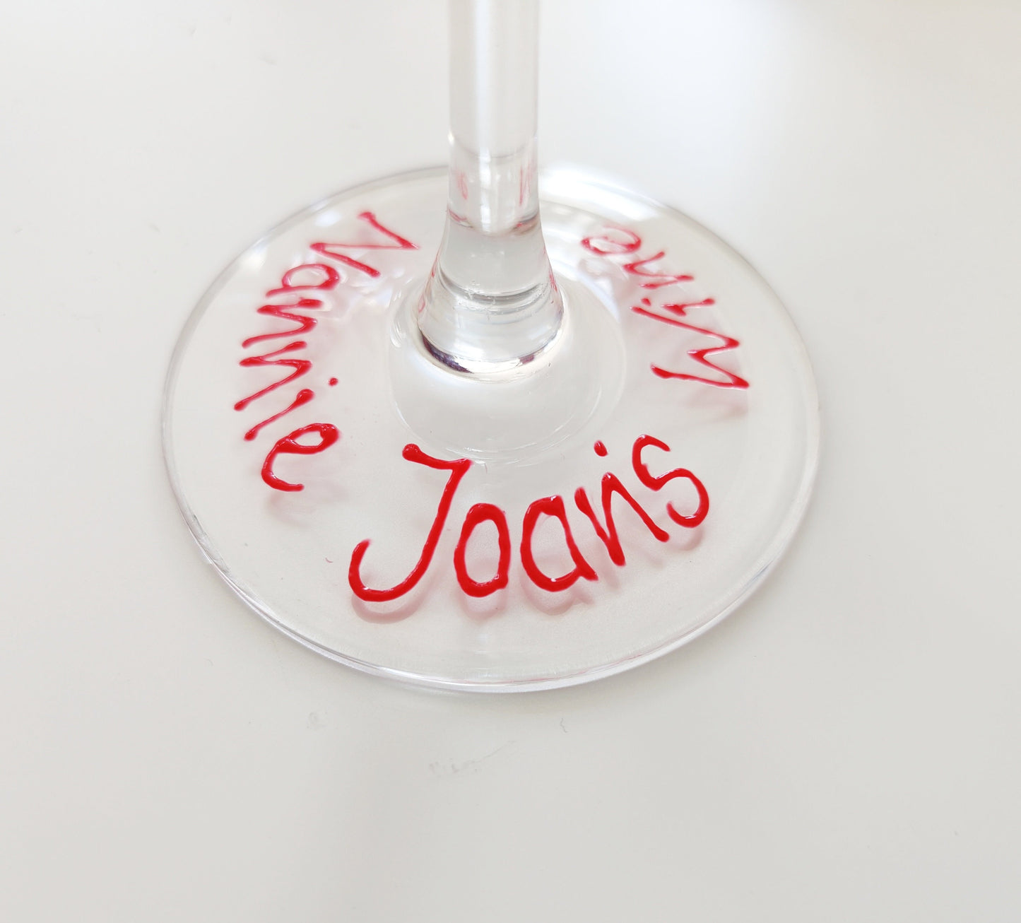 Add wording to your glassware purchase from shanrimmerart