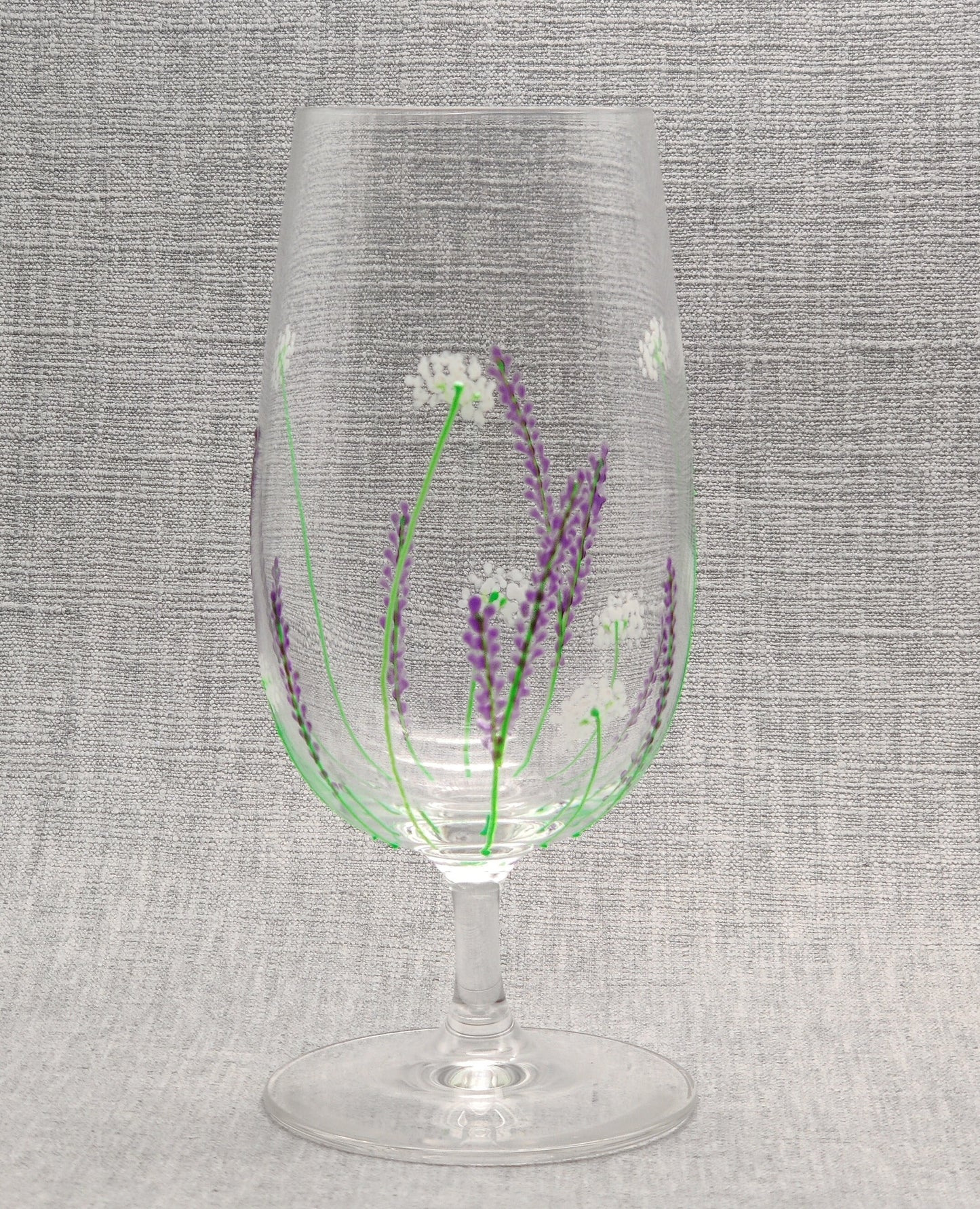 Lavender design beer glass