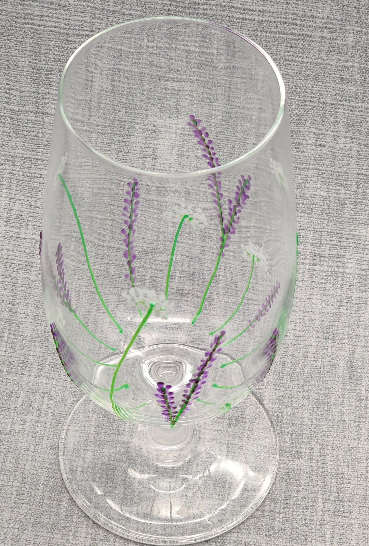 Lavender design beer glass