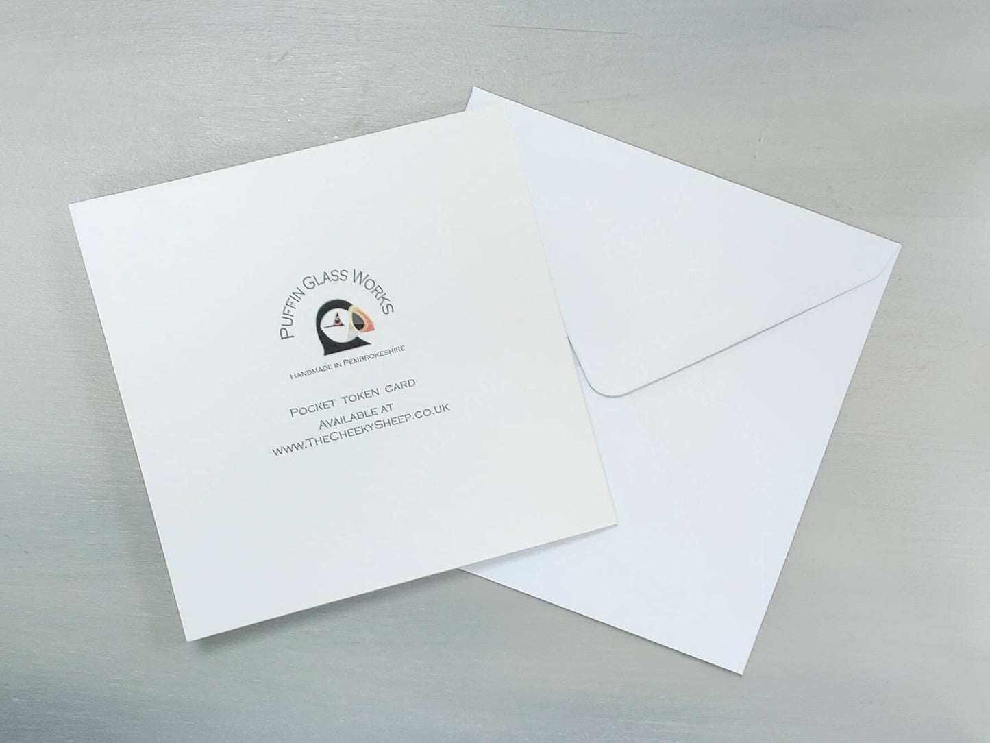 Fused glass pocket token card - my guiding Star - Mother's Day card