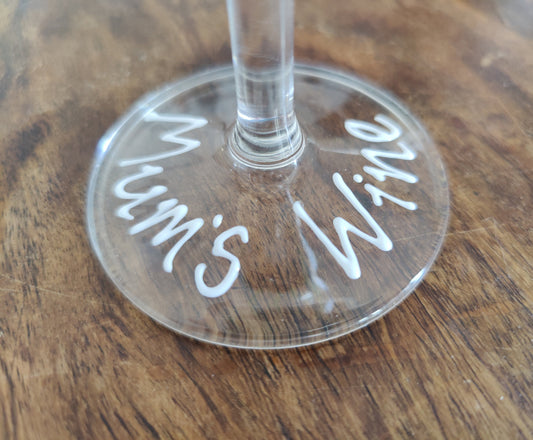 Add wording to your glassware purchase from shanrimmerart